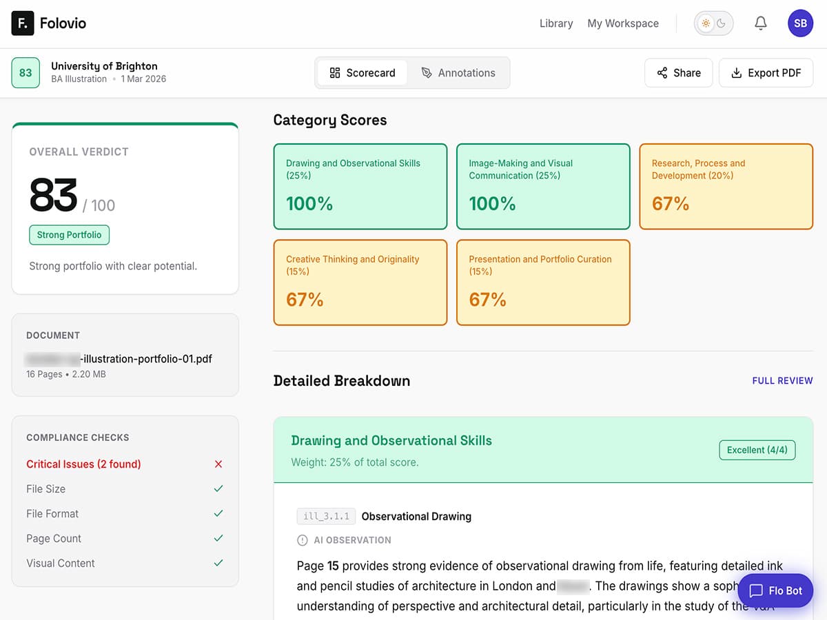 AI Portfolio Scoring